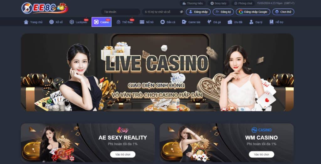 Đăng Ký Tài Khoản Tại ee88 Casino